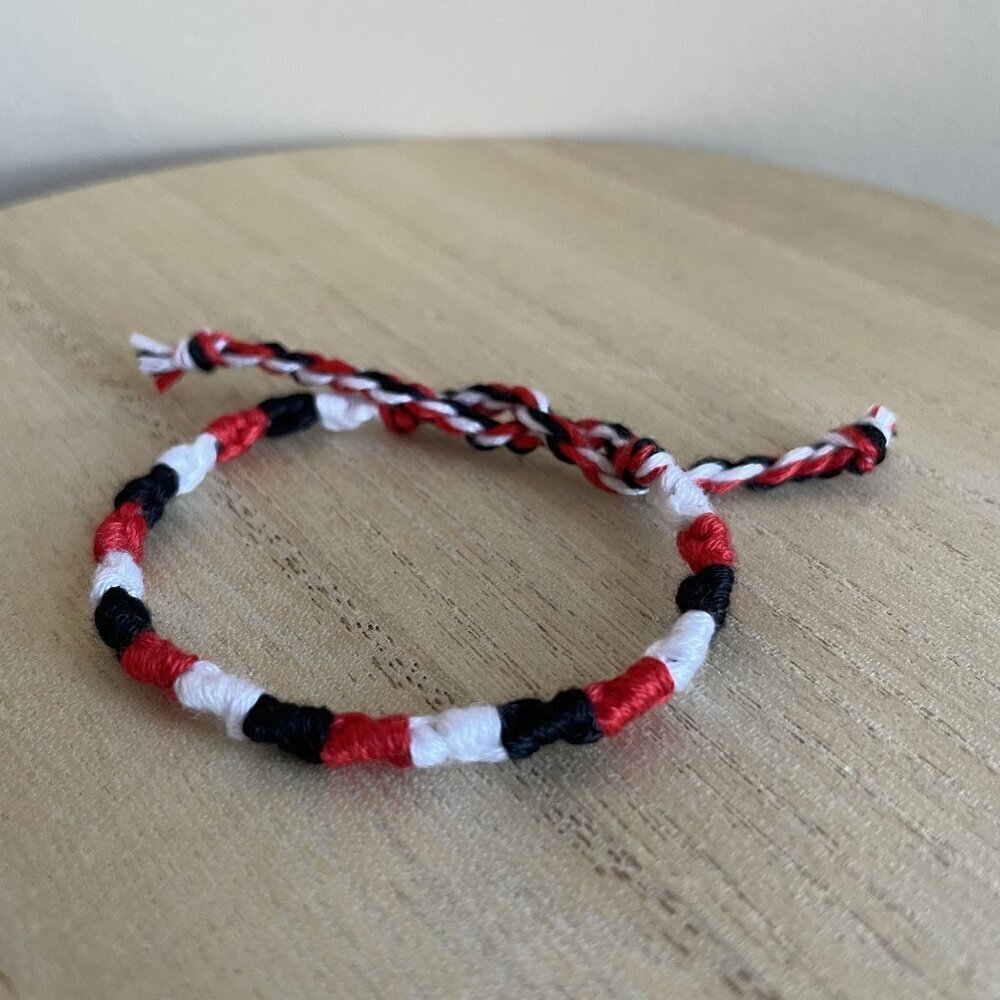 Michaela Bracelet, anklet, trendy, comfortable, tie, embroidery thread, woven, g